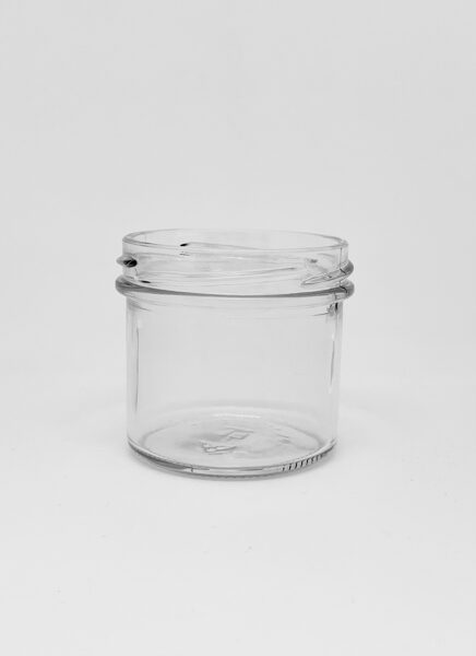 Cylindrical glass jar 125 ml